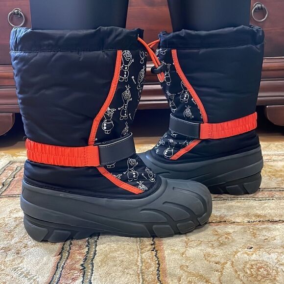 Sorel Flurry x Disney Frozen Olaf Warm Waterproof Big Girl Sz 6 Winter Snow Boot - Picture 3 of 12